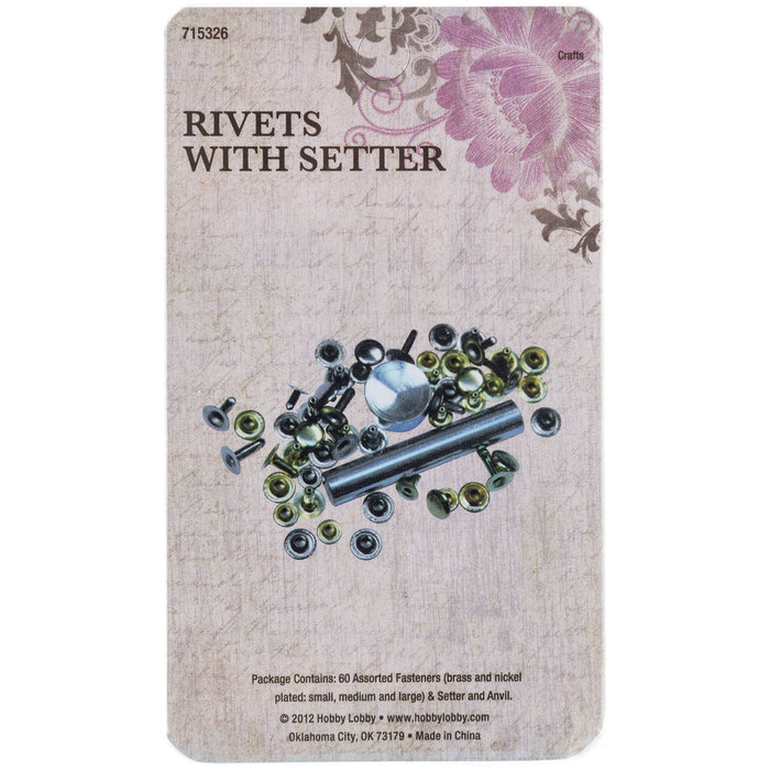 EasytoDo Rivets with Setter Hobby Lobby 715326